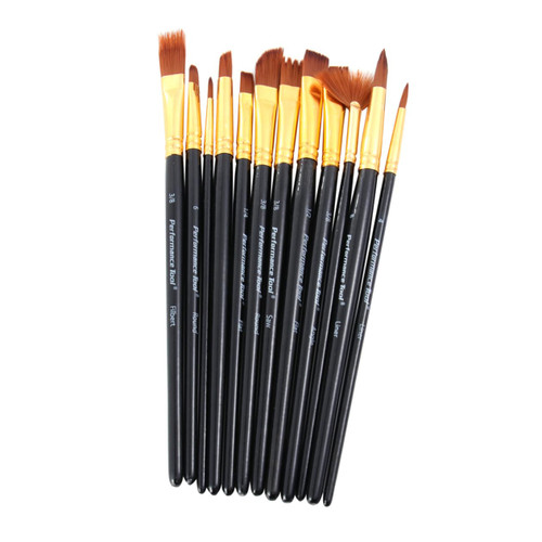 TEHAUX Artist Paint Brush Kids Kits Oil Paint Brush Paint Nylon Hair Brush Nylon Hair Brushes for Art Paint Brushe Kids Paint Brush Painting Brushes Watercolor Gouache Child Major Bamboo