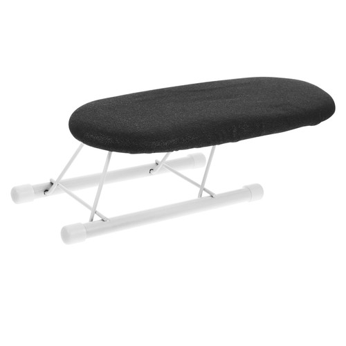 Veemoon Mini Ironing Board Folding Iron Table Countertop Ironing Board Folding Ironing Board Mini Iron for Sewing Accessories for Portable Ironing Board Gift Desktop Travel Steel Pipe