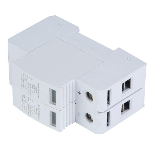 Surge Protector,2P Surge Protective Device DC Photovoltaic Lightning Protector Low Voltage Arrester (2P40KA)