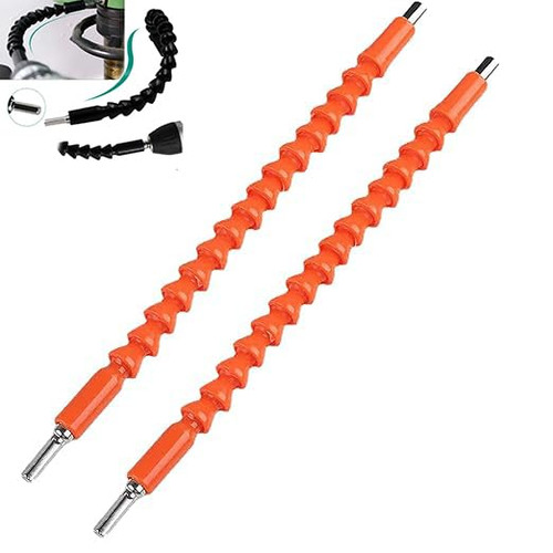 Super Bit,Superbit Screwdriver Flexible,Super Bit Bendable, Flexible Drill Bit Extension,Flexible Drill Bit Extension, Superbit Bends and Twists 360 Degrees, Suitable for Any Angle. (Orange)