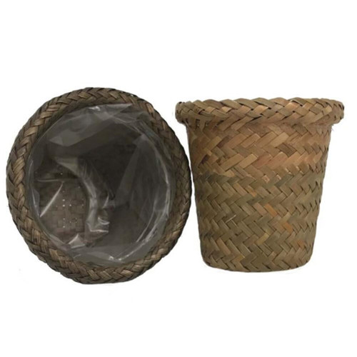 Happyyami 2pcs Seagrass Woven Planter Flower pots Outdoor Hanging Flower Pot Outdoor planters Outdoor pots Seagrass Plant Pot Wicker Storage Baskets Jute Nursery Bamboo Weaving Straw Happyyami 2pcs Seagrass Woven Planter Flower pots Outdoor Hanging Flower Pot Outdoor planters Outdoor pots Seagrass Plant Pot Wicker Storage Baskets Jute Nursery Bamboo Weaving Straw