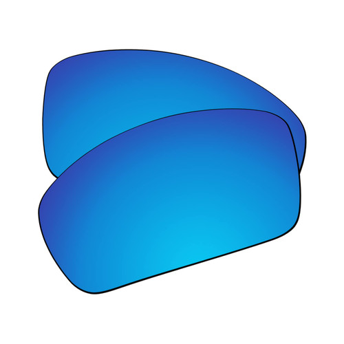 EZReplace Lenses Replacement Compatible with Electric EC-DC XL Sunglasses (Polarized Lenses) - Fits Electric EC-DC XL Frame (Ice Blue)