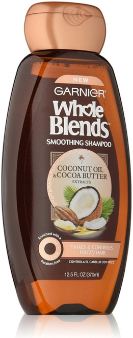 Garnier Whole Blends Shampoo Coconut Oil 12.5 Ounce (369ml) (2 Pack)