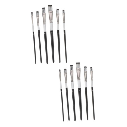 ABOOFAN 12 Pcs Oil Paint Brush Oil Brush Artist Paint Brush Face Nylon Paint Brushes Artist Paintbrushes Acrylic Paint Brush Drawing Brush Fine Tip Paintbrushes Pencil Painted Student Wood ABOOFAN 12 Pcs Oil Paint Brush Oil Brush Artist Paint Brush Face Nylon Paint Brushes Artist Paintbrushes Acrylic Paint Brush Drawing Brush Fine Tip Paintbrushes Pencil Painted Student Wood