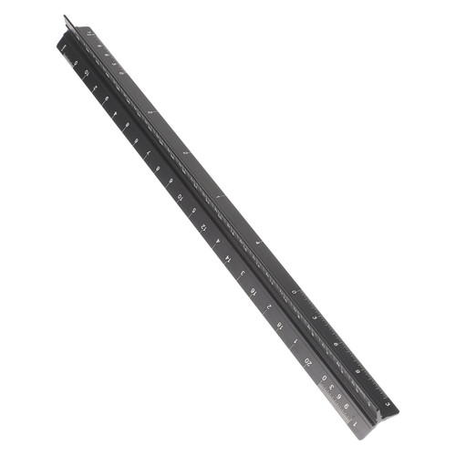 1Pc Triangular Ruler Scale Drafting Tool Architectural Drafting Ruler Metric Engineer Scale mutitool Architect Triangular Scale Triangular Drafting Tool Makeup Aluminum Alloy