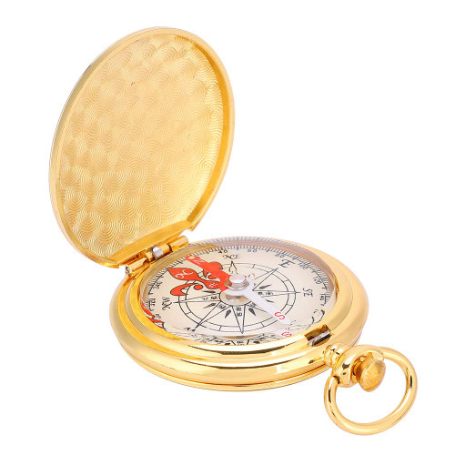 Vintage Brass Compass Portable Folding Compass Pocket Watch Style Compass Classic Metal Outdoor Living Compass for Camping Hiking Vintage Brass Compass Portable Folding Compass Pocket Watch Style Compass Classic Metal Outdoor Living Compass for Camping Hiking