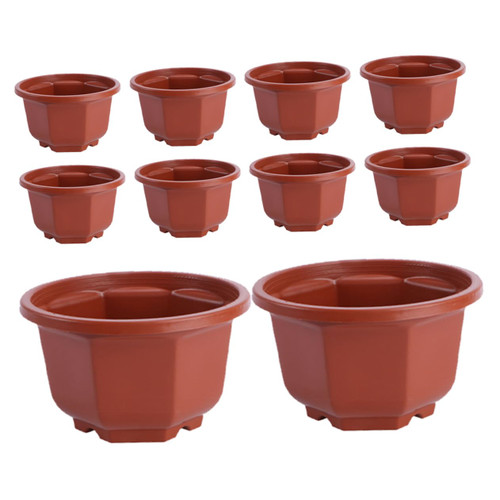 MERRYHAPY 10pcs Flowerpot Plant Pot Bonsai Tree Pot Balcony Flower Basket Succulent Planter Indoor Planters Plant Hanger Indoor Pots for Indoor Plants Wall Flower Pots Plastic Mini Nursery MERRYHAPY 10pcs Flowerpot Plant Pot Bonsai Tree Pot Balcony Flower Basket Succulent Planter Indoor Planters Plant Hanger Indoor Pots for Indoor Plants Wall Flower Pots Plastic Mini Nursery