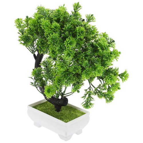 Artibetter Decor Bonsai Tree Fake Potted Plant Model Potted Plant Fake Potted Tree Fake Plant Model Fake Bonsai Artificial Tree Plastic Small Tree Ornaments