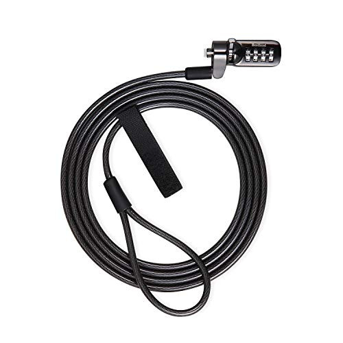 Bestland Laptop-cable-lock-603977246312 Portable Laptop Cable Lock Security Combination for Desktops, Notebook and Projectors