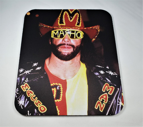 RANDY MACHO MAN SAVAGE COMPUTER MOUSEPAD Wrestling