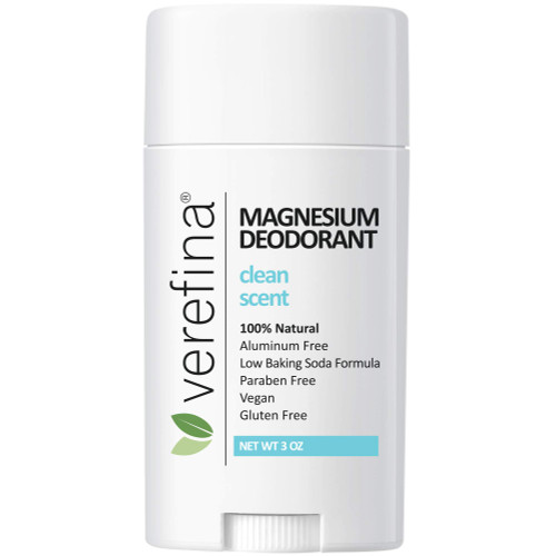 Verefina Aluminum Free Deodorant For Men & Women | All Natural | Hypoallergenic | Paraben Free | Non Toxic | Cruelty Free | Vegan | Natural Deodorant For Sensitive Skin | 3 Oz Stick Verefina Aluminum Free Deodorant For Men & Women | All Natural | Hypoallergenic | Paraben Free | Non Toxic | Cruelty Free | Vegan | Natural Deodorant For Sensitive Skin | 3 Oz Stick