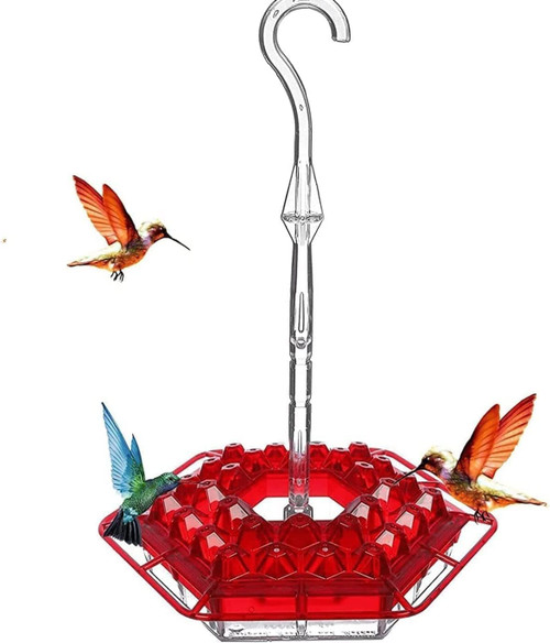 SKTSG Hummingbird Feeders for Outdoors Hanging,Hummingbird Feeder,with 30 Feeding Ports, Leak-Proof, Easy to Clean and Refill, Suitable for Garden Windows Deck Patio(1pack (RED) SKTSG Hummingbird Feeders for Outdoors Hanging,Hummingbird Feeder,with 30 Feeding Ports, Leak-Proof, Easy to Clean and Refill, Suitable for Garden Windows Deck Patio(1pack (RED)