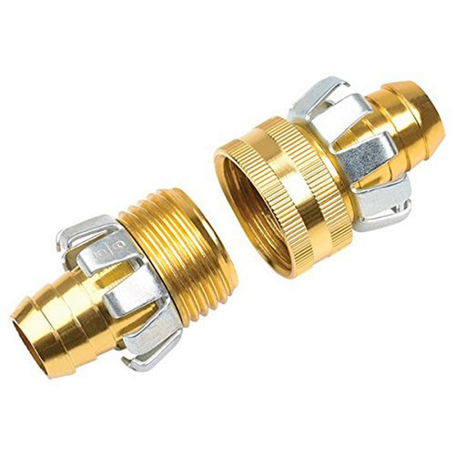 Melnor Metal Clinch Hose Mender; Fits 5/8" Hoses