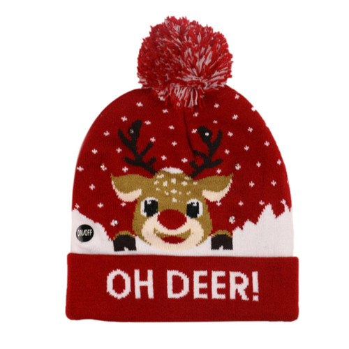 liuyffan LED Light Up Hat Beanie Knit Cap,Winter Knitted Crochet Beanie Santa Hat LED Christmas Beanie Hats Christmas Beanie Knit Hat Cap for with Colorful Lights LED liuyffan LED Light Up Hat Beanie Knit Cap,Winter Knitted Crochet Beanie Santa Hat LED Christmas Beanie Hats Christmas Beanie Knit Hat Cap for with Colorful Lights LED