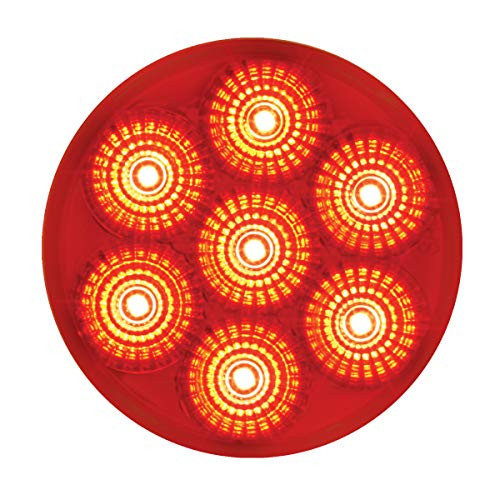 GG Grand General 76627 Light (2" Low Profile Spyder Red 7 LED Dual/3Wires)