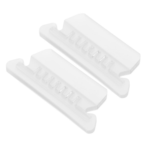 VILLCASE 50pcs Tag Labels Hanging File Folder Tabs Hanging File Inserts Hanging Folders Hotel Folder Tabs Filing Folders File Filing Tabs Room Folder Tabs Detachable Plastic Hang Labor Clip