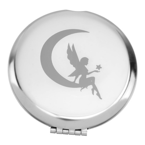 balacoo 1pc Folding Vanity Mirror Mini Folding Mirror Pocket Cosmetic Mirror Pocket Mirror Mermaid Mirror Magnification Mirror Compact Mirror Double Mirror Magnifier Travel Metal Make up