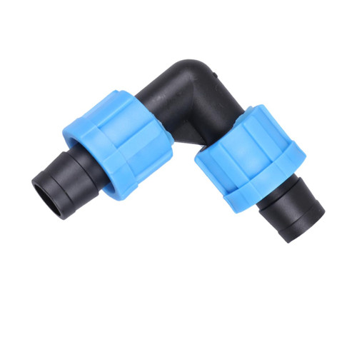 HAKIDZEL 10pcs barded connectors barbed tee fitting tubing connector irrigation venturi drip irrigation couplings water drip washer machine hose Garden Accessory adapter right angle