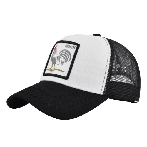 Unisex Animal Mesh Trucker Hat Adjustable Snapback Square Patch Baseball Caps (Color#H) Unisex Animal Mesh Trucker Hat Adjustable Snapback Square Patch Baseball Caps (Color#H)