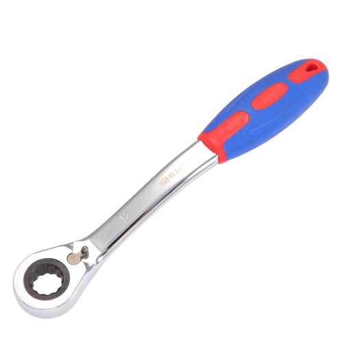 Veemoon Stubby Ratchet Wrench Round Head Ratchet Wrench Ratchet Ing Spanner 9/16 Ratchet Wrench Ratchet Wrench Tool Wrench Spanner Tool Tools Professional Wrench Tool Charging Mode Sleeve