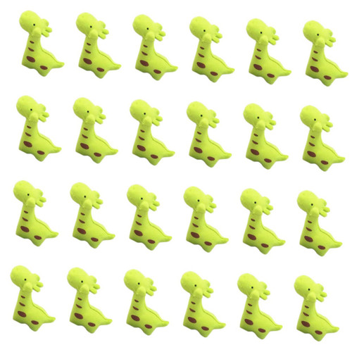 CAXUSD 24pcs Animal Eraser Pull Apart Erasers Pencil Erasers Take Apart Erasers Pencils Bulk Giraffe Stationery Novelty Erasers Pets Erasers Treasure Mini Plastic Primary School Decorate
