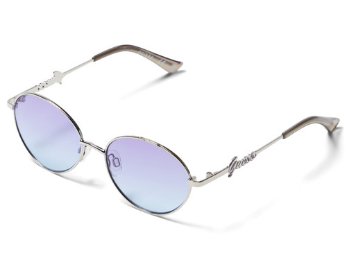 GUESS 50 mm GF4014 Shiny Light Nickeltin/Gradient Blue One Size