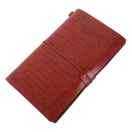 MAGICLULU Note Pad Notepad Scrapbook Notebook Leather Journal Book Travel Noting Book Office Sheepskin Blank Paper