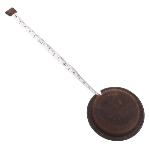 KALLORY Mini Tape Measure Small Tape Measure Sewing Tape Measure Tailor Cloth Ruler Height Fabric Tape Measure Retractable Ruler Soft Tape Measure Body Top Layer Cowhide Measuring Ruler