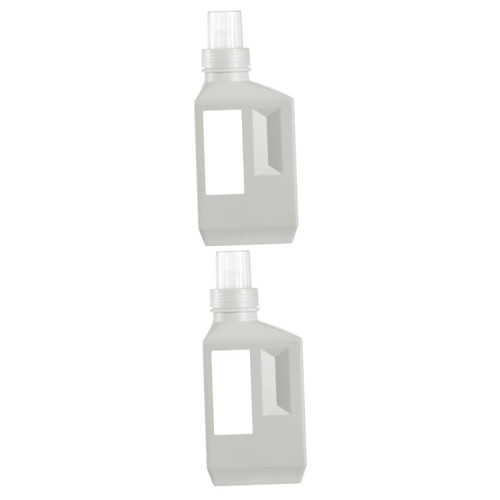 Alipis 2pcs laundry bottle fabric softener dispenser liquid containers lotion container liquid dispenser laundry holder hdpe bracket travel washing powder