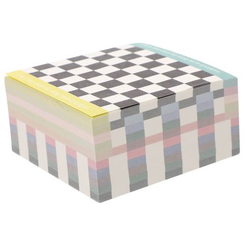 UKCOCO 1 Box Notebook Small Notepad Small Note Pad Checkered Notepad Memo Notepad Students Sticky Tabs Mini Notepad Office Accessory Coated Paper Work Checkerboard Office Supplies