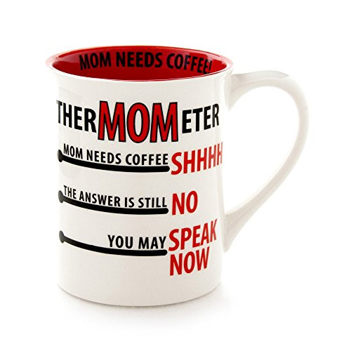 Enesco Our Name is Mud by Lorrie Veasey Ther Mom Eter Mug, 4.5", Multicolor