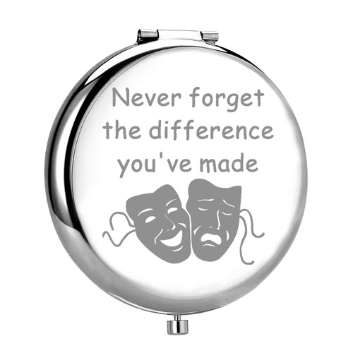 MYOSPARK Theatre Drama Gift Theatre Girl Compact Makeup Mirror Gift Drama Student Graduation Gift Never Forget The Difference You've Made (Theatre Difference Mirror) MYOSPARK Theatre Drama Gift Theatre Girl Compact Makeup Mirror Gift Drama Student Graduation Gift Never Forget The Difference You've Made (Theatre Difference Mirror)