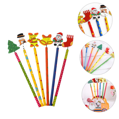 NOLITOY 24pcs Christmas Pencil Party Souvenir Favors Santa Pencils Christmas Party Favors Childrens Gifts Xmas Party Favor Novelty Christmas Gift Writing Pencil Wooden Candy Bag Student NOLITOY 24pcs Christmas Pencil Party Souvenir Favors Santa Pencils Christmas Party Favors Childrens Gifts Xmas Party Favor Novelty Christmas Gift Writing Pencil Wooden Candy Bag Student