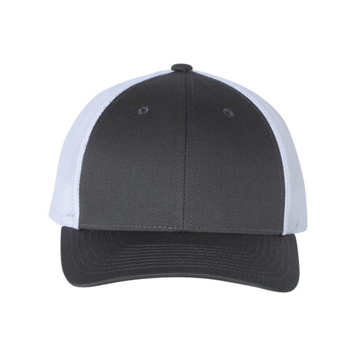 Richardson Low Profile Trucker Cap w/THP Hat Brush | M/L | Charcoal/White