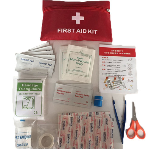 Monvecle First Aid Kit-39 Pieces Portable Medical Emergency Kits for Home, Outdoors, Car, Camping, Workplace, Hiking & Survival