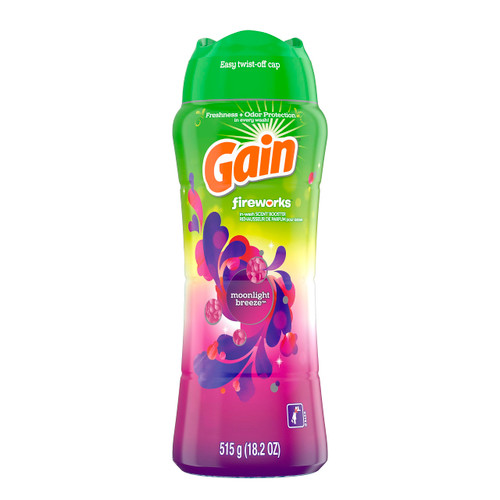 Gain Fireworks In-Wash Scent Booster Beads, Moonlight Breeze, 18.2 oz Gain Fireworks In-Wash Scent Booster Beads, Moonlight Breeze, 18.2 oz