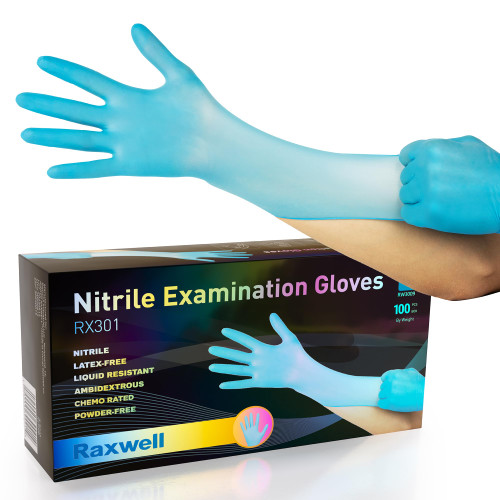 Blue Nitrile Gloves Disposable Latex Free Medium | 4 Mil Nitrile Medical Gloves | 100 Count Powder Free Examination Gloves, Food Grade & Safe, Rubber Gloves Disposable Exam Gloves | Veterinarian, Lab Blue Nitrile Gloves Disposable Latex Free Medium | 4 Mil Nitrile Medical Gloves | 100 Count Powder Free Examination Gloves, Food Grade & Safe, Rubber Gloves Disposable Exam Gloves | Veterinarian, Lab