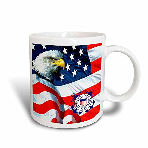 3dRose U.S. Coast Guard Magic Transforming Mug, 11-Ounce