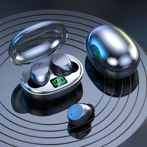 Byikun Wireless Earbuds Bluetooth Headphones, Bluetooth 5.3 Running Headphones Sport Earbuds with Finger Control, Deep Bass Earbud & in-Ear Headphones, Noise Cancelling Headphones for Sleeping #B