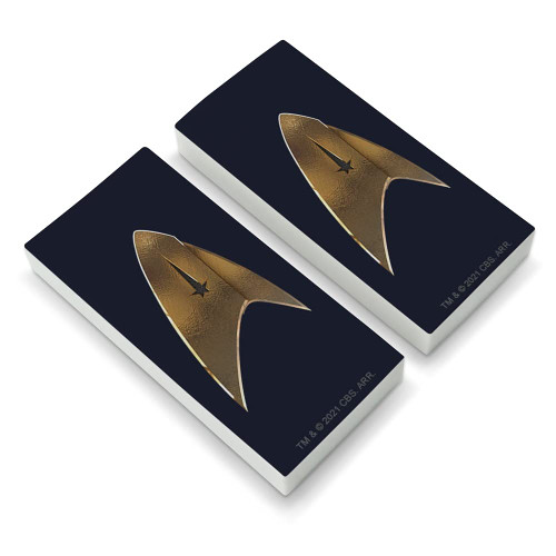 Star Trek Discovery Delta Shield Eraser Set of 2