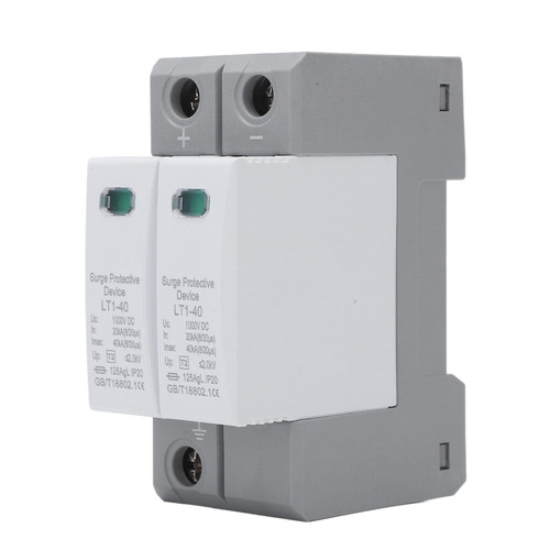 Surge Protector, 2P DC Surge Protector Quick Response Arrester Device PV House Surge Protector, Surge Protector, Power Converters