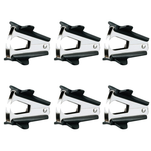Eforcase 6 Pack Staple Remover, Staple Puller Tool, Staple Remover Tool for Office School and Home Heavy Hand Staple Pin Pull Easy to Remove
