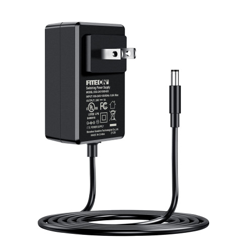 FITE ON 24V Adapter Replacement for Pink Power PP121LI 12V Cordless Drill & Driver Tool Kit Battery Power Supply Charger