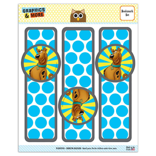 Scooby-Doo Character Set of 3 Glossy Laminated Bookmarks