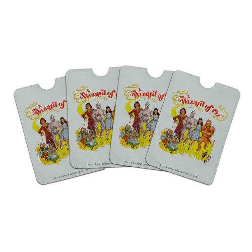 GRAPHICS & MORE The Wizard of Oz Yellow Brick Road Credit Card RFID Blocker Holder Protector Wallet Purse Sleeves Set of 4