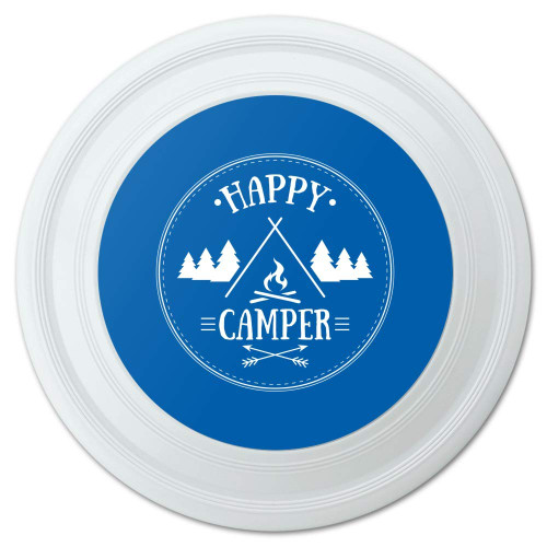 GRAPHICS & MORE Happy Camper with Campfire Novelty 9" Flying Disc