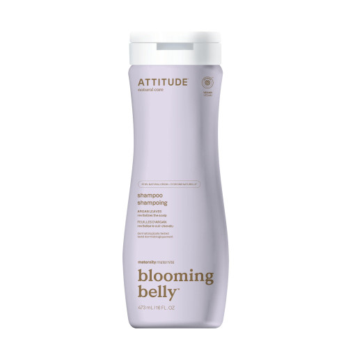 ATTITUDE Pregnancy Shampoo, EWG Verified, Dermatologically Tested, Plant and Mineral-Based, Vegan Maternity Products, Argan Leaf Extract, 16 Fl Oz ATTITUDE Pregnancy Shampoo, EWG Verified, Dermatologically Tested, Plant and Mineral-Based, Vegan Maternity Products, Argan Leaf Extract, 16 Fl Oz