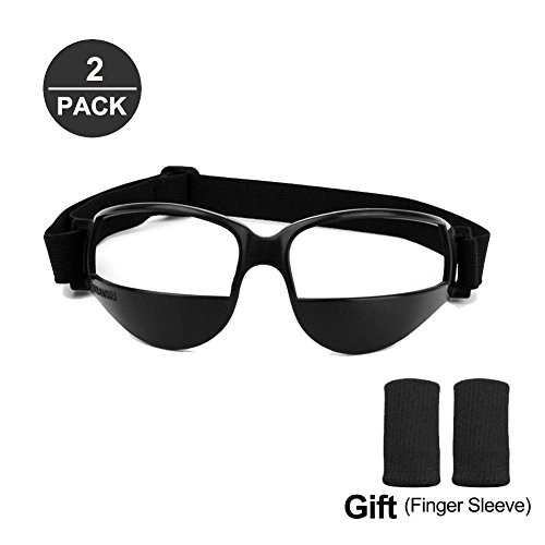 Ulover 2 Pairs Dribbling Goggles, Basketball Training Aid, Basketball Dribble Goggles - Improve Dribbling Skill- Perfect Ball-handling, Free Size for Adult and Youth