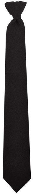 HWC 3" Police and Security Pullaway Clip on Neckties (22", Black)