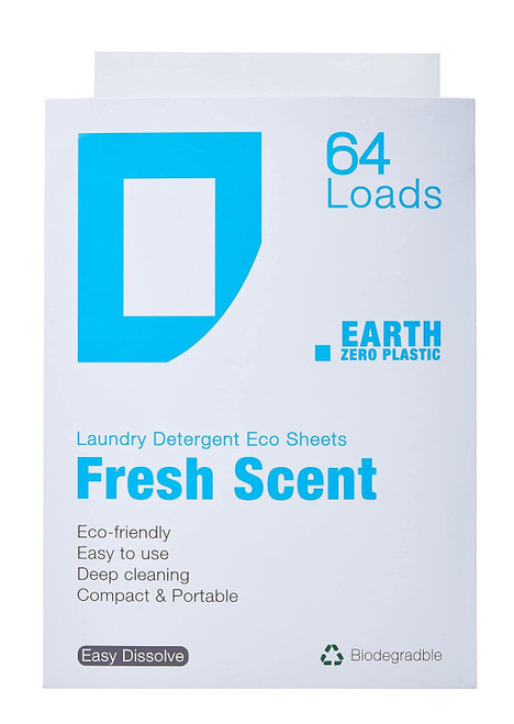 EARTHZEROPLASTIC method laundry detergent| ecos Laundry detergent sheets|eco friendly laundry detergent|hypoallergenic laundry detergent |sensitive skin laundry detergent |laundry sheets (64 loads) 32 sheets